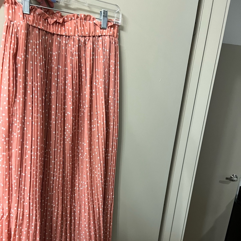 polka dot skirt